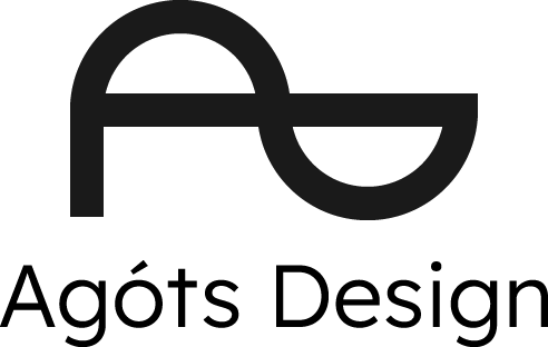 Agots logo design with text